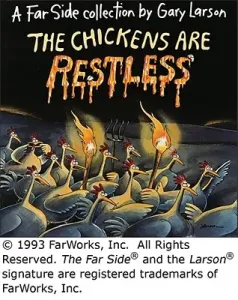 The Chickens Are Restless, 19 (Larson Gary)(Paperback)