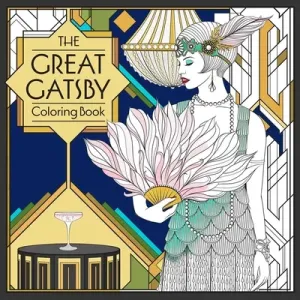 The Great Gatsby Coloring Book (Carroll Chellie)(Paperback)