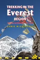 Trekking in the Everest Region: Practical Guide with 27 Detailed Route Maps & 65 Village Plans Including Kathmandu City Guide (McGuinness Jamie)(Paperback)