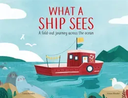 What a Ship Sees - A Fold-out Journey Across the Ocean (Knowles Laura)(Pevná vazba)