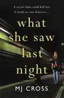 What She Saw Last Night (Cross M. J.)(Paperback)