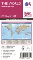 World Miller Projection (Ordnance Survey)(Sheet map, rolled)
