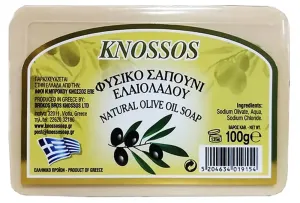 KNOSSOS Řecké olivové mýdlo přírodní bílé 100 g
