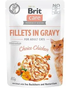 BRIT Care Cat Fillets in Gravy Choice Chicken 24 x 85 g