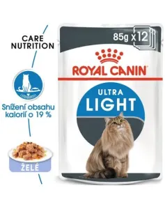 ROYAL CANIN Ultra Light Jelly 85g x 12 kapsička pro kočky s nadváhou v želé