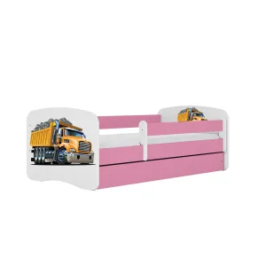 Kocot kids Dětská postel Babydreams tatra růžová, varianta 80x160, bez šuplíků, s matrací