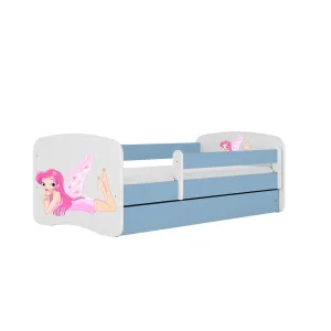 Kocot kids Dětská postel Babydreams víla s křídly modrá, varianta 70x140, bez šuplíků, bez matrace