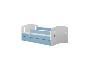 Kocot kids Dětská postel Classic II modrá, varianta 80x140, bez šuplíků, s matrací