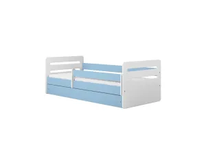 Kocot kids Dětská postel Tomi modrá, varianta 80x140, bez šuplíků, s matrací
