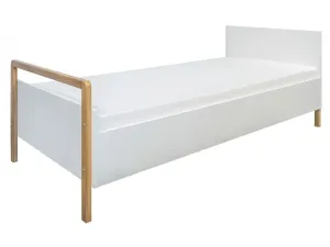 Kocot kids Dětská postel Victor 180x80 cm bílá, varianta 80x180, bez šuplíků, s matrací