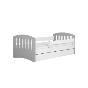 Kocot kids Klasická dětská postel Babydreams šedá, varianta 80x140, bez šuplíků, bez matrace