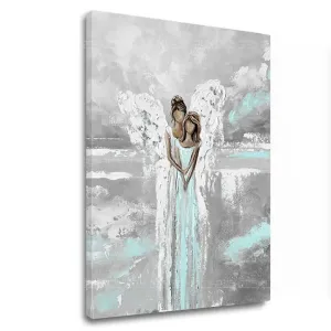 Andělské obrazy na plátně Nebeské objetí (Kolekce Nebeští Strážci)