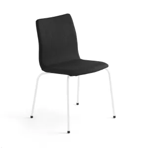 Konferenční židle OTTAWA, černý potah, bílá #572171