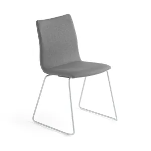 Konferenční židle OTTAWA, šedý potah, šedá #573374