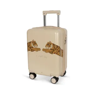 Cestovní kufr na kolekčkách TIGER béžový Konges Slojd #6070263