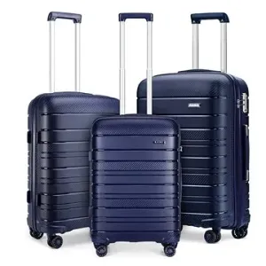 Kono Sada 3 cestovních kufrů 2091 Tmavě modrá Navy S M L
