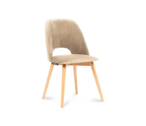 Konsimo Sp. z o.o. Sp. k. Jídelní židle TINO 86x48 cm šedá/světlý dub