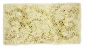 Kontrast Kusový koberec s vysokým vlasem OMBRE 120 x 170 cm - hořčicový