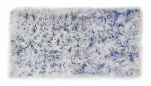 Kontrast Kusový koberec s vysokým vlasem OMBRE 80 x 140 cm - modrý