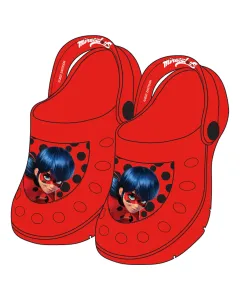 Dívčí sandály - Kouzelná Beruška Miraculous 5251250, červeno - oranžová Barva: Červená, Velikost: 24-25