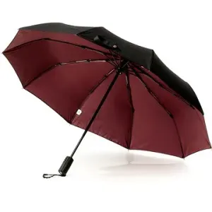 KRAGO Deštník skládací s dvojitým baldachýnem burgundské #4023615