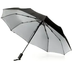 KRAGO Deštník skládací s dvojitým baldachýnem šedá