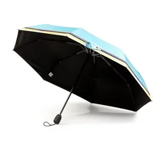 KRAGO Skládací deštník kompaktní s modrým pruhem