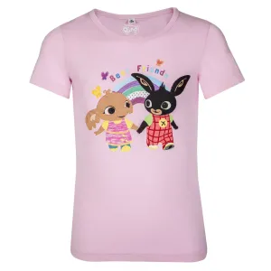 Králíček bing- licence Dívčí triko - Králíček Bing 962-646, světle růžová Barva: Růžová světlejší, Velikost: 122