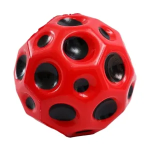 Fidget Crater Ball antistrestový míček | červená (antistresový skákací)