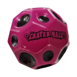 Fidget Crater Ball antistrestový míček | růžová (antistresový skákací)