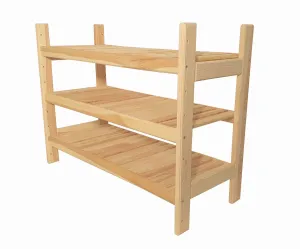 Krušnohorský nábytek Dřevěný modulový regál 3PM3 54 x 60 x 25 cm borovice