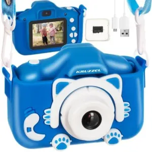 MG X5S Cat dětský fotoaparát, 32 GB karta, modrý