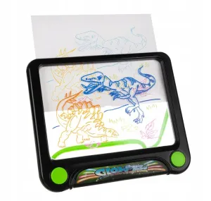 Magická kreslící tabule s fluorescenčním efektem - dinosauři