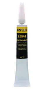 Krylex Kb544, 20G Instant Adhesive, Tube, 20G, Clear