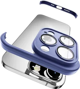 Bumper s ochranou zadní kamery - iPhone 14 Pro Max modrý