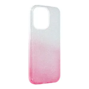 Forcell SHINING Case  iPhone 13 Pro průsvitný/růžový