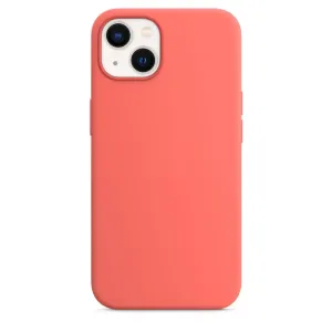 iPhone 13 mini Silicone Case s MagSafe - Pink Pomelo