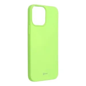 Roar Colorful Jelly Case -  iPhone 13 Pro Max žlutý limetkový