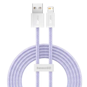 Kabel USB-Lightning Baseus Dynamic, 2,4 A, 2 m (fialový)