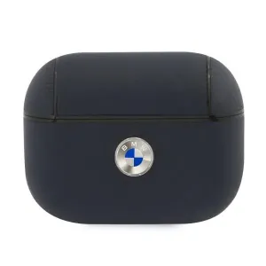 BMW BMAPSSLNA Apple AirPods Pro navy Geniune Leather Silver Logo