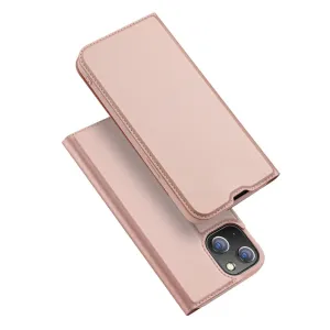 Dux Ducis Skin Pro pouzdro s flipovým krytem iPhone 13 mini růžové
