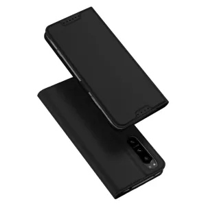 Dux Ducis Skin Pro pouzdro Sony Xperia 5 IV flip cover card wallet stand black