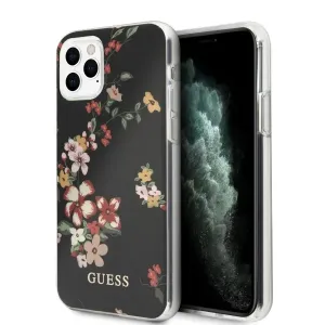 Kryt Guess iPhone 11 Pro Max Black N°4 Flower Collection (GUHCN65IMLFL04)