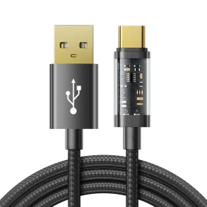 Joyroom USB cable - USB-C for charging / data transmission 3A 1.2m black (S-UC027A12)