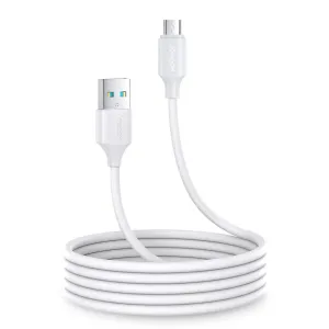 Joyroom USB/microUSB Cable 480Mb/s 2.4A 2m white (S-UM018A9)