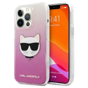 Karl Lagerfeld KLHCP13LCTRP Apple iPhone 13 Pro Ochranný kryt pink Choupette Head