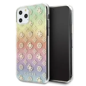 Kryt Guess GUHCN58PEOML iPhone 11 Pro multicolor hard case Iridescent 4G Peony