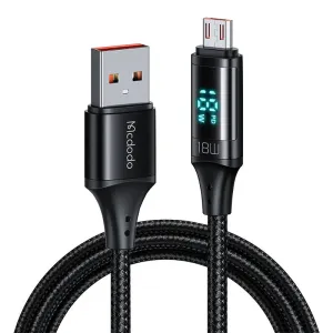 Kabel USB-Micro USB Mcdodo CA-1070, 3A, 1,2 m (černý)