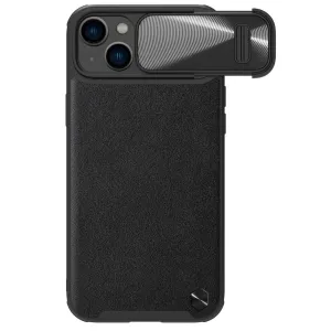 Nillkin CamShield Leather S Case Pouzdro na iPhone 14 s krytem fotoaparátu černé