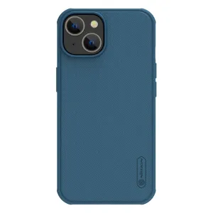 Nillkin Super Frosted Shield Pro Magnetic Case Pouzdro pro iPhone 14 Plus s magnetickým magnetickým pouzdrem MagSafe modré barvy